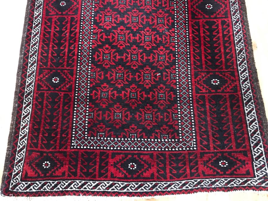 JUST ADDED - Vintage Hand Knotted Persian Runner Rug 83 X 38.5 [Photo 6]