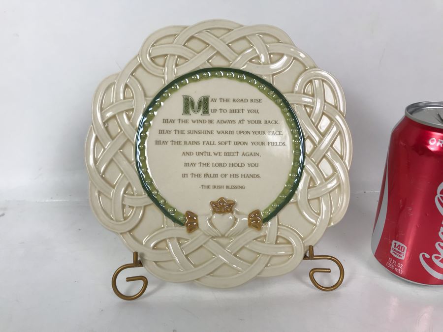 JUST ADDED - New Irish Blessing Plaque With Metal Display Stand 8W [Photo 1]