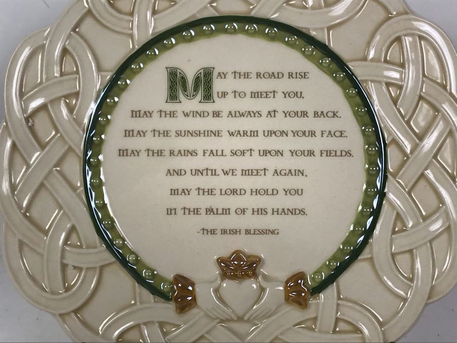 JUST ADDED - New Irish Blessing Plaque With Metal Display Stand 8W [Photo 3]