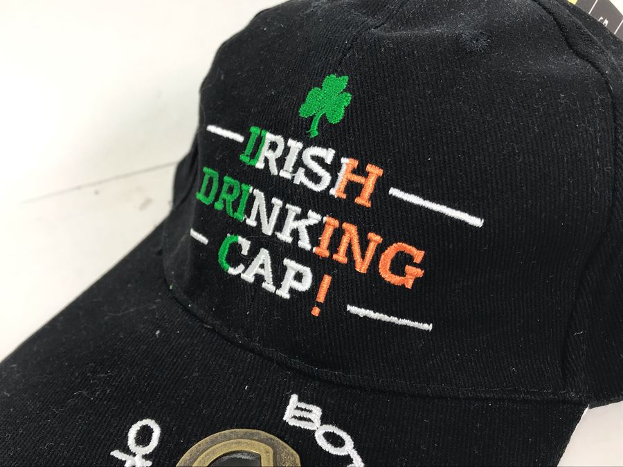 JUST ADDED - New Irish Drinking Cap With Built-In Vistor Bottle Opener Retails $28 [Photo 4]