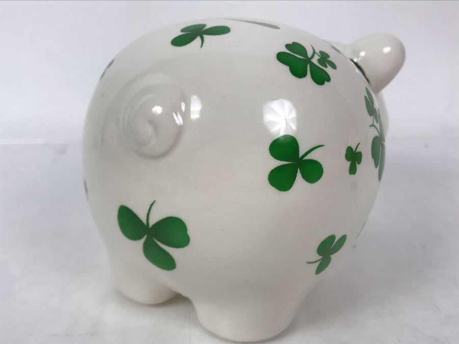 JUST ADDED - New Irish Shamrock Piggy Bank [Photo 8]