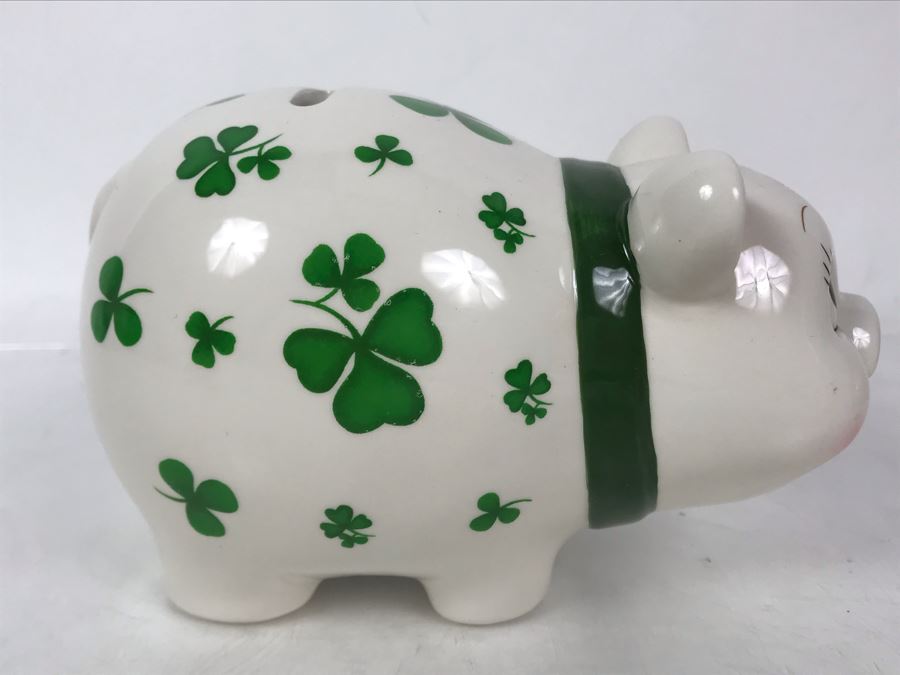 JUST ADDED - New Irish Shamrock Piggy Bank [Photo 6]
