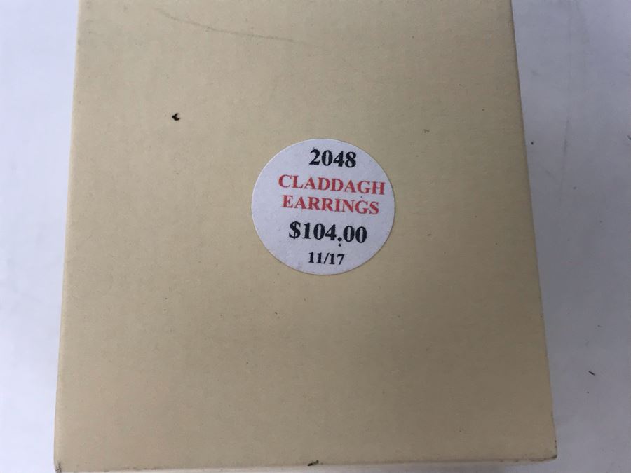 JUST ADDED - Sterling Silver Irish Claddagh Earrings By Shanore Silver Retails $104 [Photo 6]