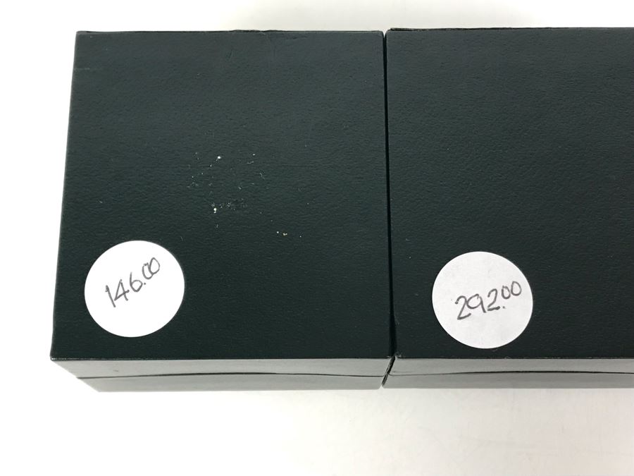 JUST ADDED - 10K Gold And Sterling Silver Diamond Irish Claddagh Pendant Sterling Necklace And Matching 10K Gold Sterling Silver Diamond Earrings By Solvar Retails $438 [Photo 10]