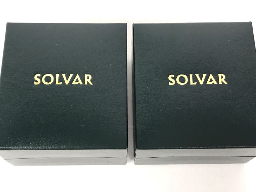 JUST ADDED - 10K Gold And Sterling Silver Diamond Irish Claddagh Pendant Sterling Necklace And Matching 10K Gold Sterling Silver Diamond Earrings By Solvar Retails $438 [Photo 9]