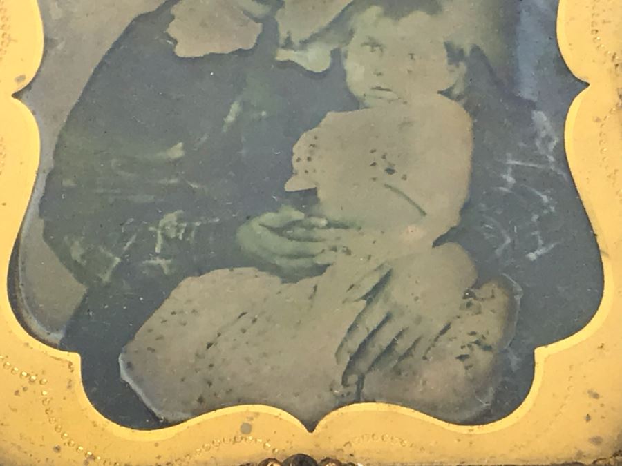 Set Of (3) Old Daguerreotype Photographs With Half Of Cases [Photo 14]