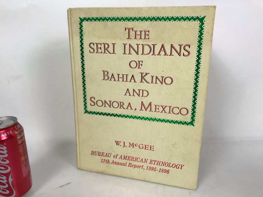 (3) Seri Indians Ironwood Animal Sculptures Figurines And Book: The Seri Indians Of Bahia Kino And Sonora, Mexico By W. J. McGee [Photo 14]