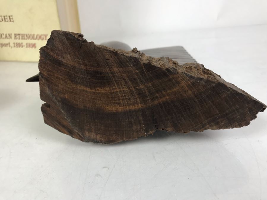 (3) Seri Indians Ironwood Animal Sculptures Figurines And Book: The Seri Indians Of Bahia Kino And Sonora, Mexico By W. J. McGee [Photo 13]