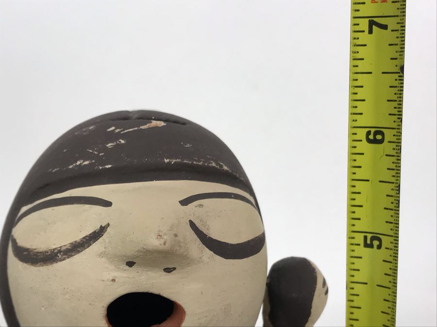 Native American Storyteller Pottery 6W X 5D X 6H - Arm Is Broken On Child In Front Lower Left [Photo 17]