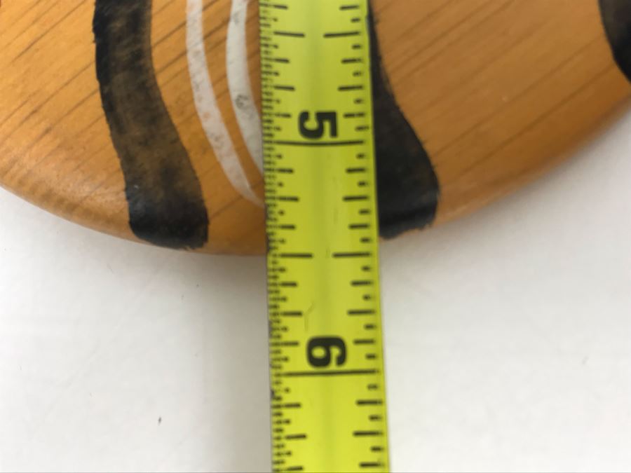 Pair Of Vintage 1992 Alix Mosieur Original Signed Paintings On Oregon Myrtlewood 5.5R [Photo 16]