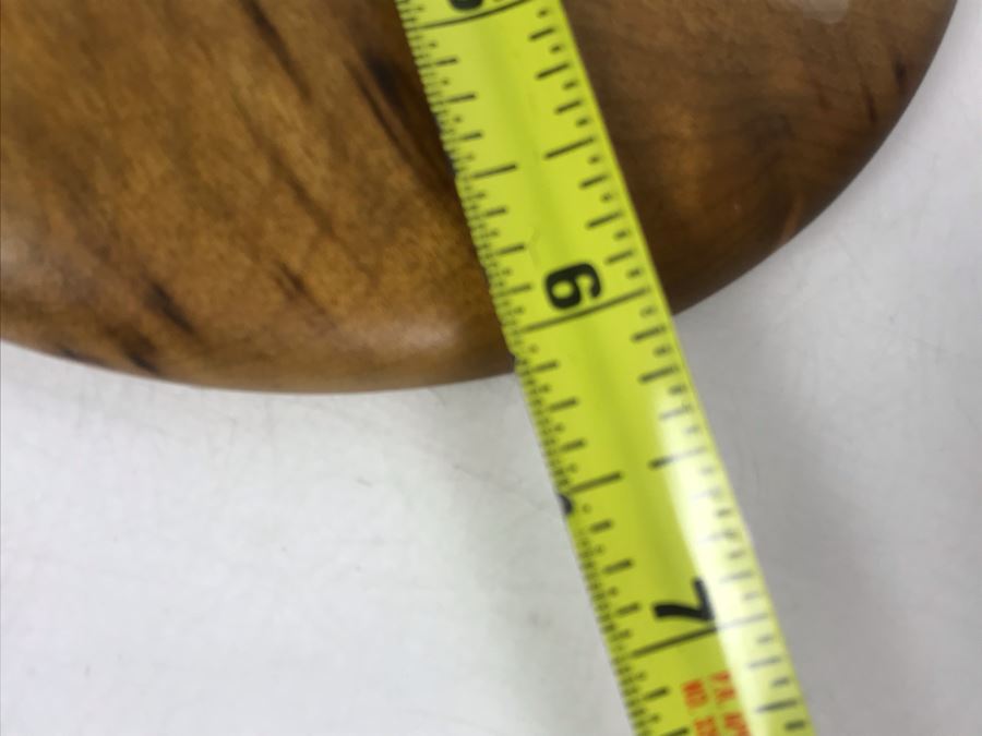 Vintage 1992 Alix Mosieur Original Signed Painting Of Wolf On Oregon Myrtlewood 6R [Photo 13]