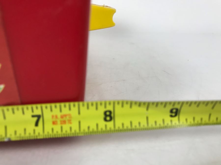 Vintage 1971 Fisher Price Toys Record Player Music Box With (3) Plastic Records 9W X 7.5D X 4.5H Working [Photo 19]