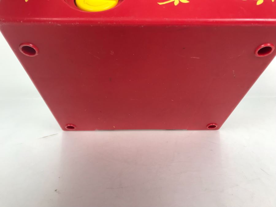 Vintage 1971 Fisher Price Toys Record Player Music Box With (3) Plastic Records 9W X 7.5D X 4.5H Working [Photo 11]