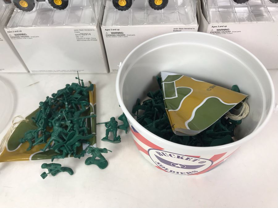 (4) New Hasbro Tonka Maisto International Toys With Boxes And Toy Story Bucket O Soldiers [Photo 3]