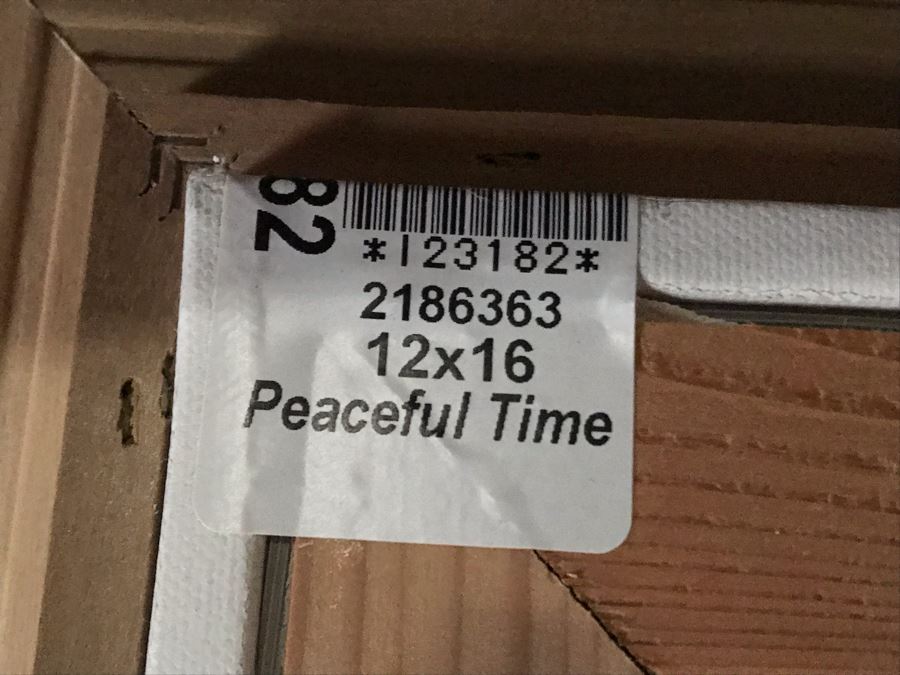 Limited Edition Thomas Kinkade Canvas Print Titled 'A Peaceful Time' Places In The Heart II With Certificate Of Authenticity 382 Of 2,950 [Photo 22]