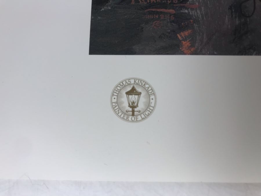 Limited Edition Vintage 1999 Print 'Piccadilly Circus, London' By Thomas Kinkade 12 X 16 1040 Of 3394 [Photo 6]