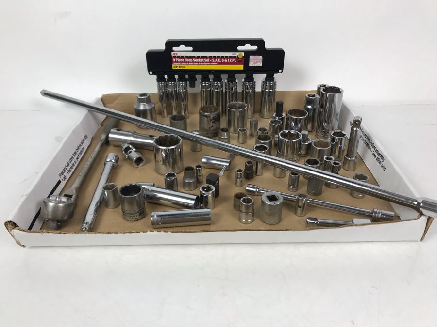Various Sockets Wrenches Tools - See Photos [Photo 2]