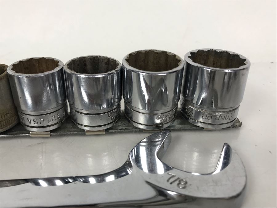 Various Snap-On Sockets Wrenches Tools - 20 Pieces [Photo 9]