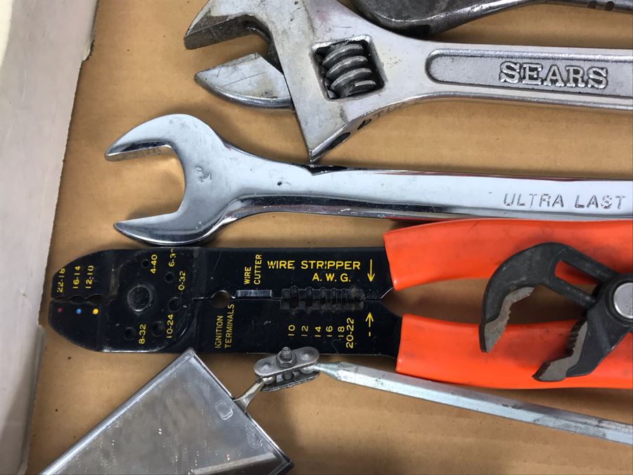 Various Tools Lot Including Hilti Screwdriver Set, Dewalt Drills, Makita Industrial Drivers, Various Adjustable Monkey Wrenches, Vintage Williams Spud Wrench - See Photos [Photo 11]