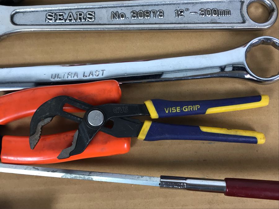 Various Tools Lot Including Hilti Screwdriver Set, Dewalt Drills, Makita Industrial Drivers, Various Adjustable Monkey Wrenches, Vintage Williams Spud Wrench - See Photos [Photo 10]