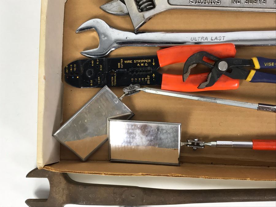 Various Tools Lot Including Hilti Screwdriver Set, Dewalt Drills, Makita Industrial Drivers, Various Adjustable Monkey Wrenches, Vintage Williams Spud Wrench - See Photos [Photo 12]