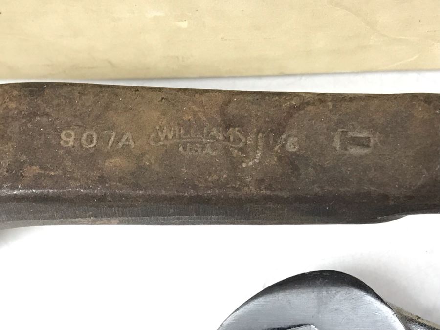 Various Tools Lot Including Hilti Screwdriver Set, Dewalt Drills, Makita Industrial Drivers, Various Adjustable Monkey Wrenches, Vintage Williams Spud Wrench - See Photos [Photo 16]