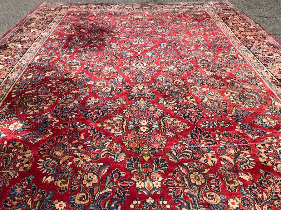 Massive Vintage Persian Wool Area Rug Palace Size 10.4' X 22.75' Client Paid $12,000 [Photo 5]