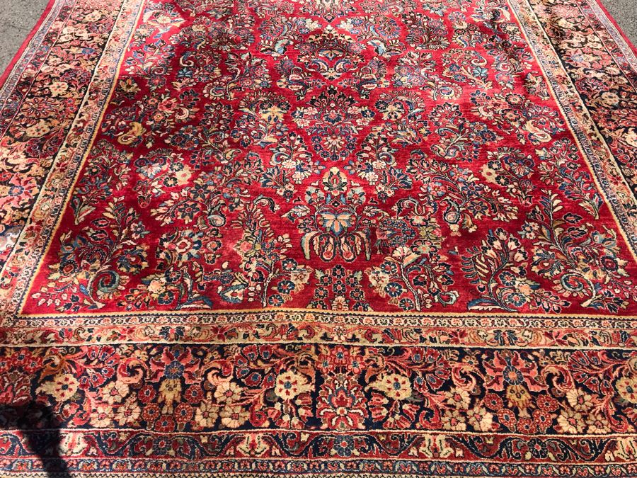Massive Vintage Persian Wool Area Rug Palace Size 10.4' X 22.75' Client Paid $12,000 [Photo 12]