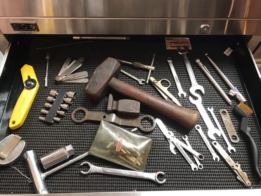 Hammerhead Stainless Steel Rolling Tool Chest With Ball Bearing Slides And Tools Including Power Tools - Tool Chest Retailed For $3,500 - See Photos For Tools [Photo 13]