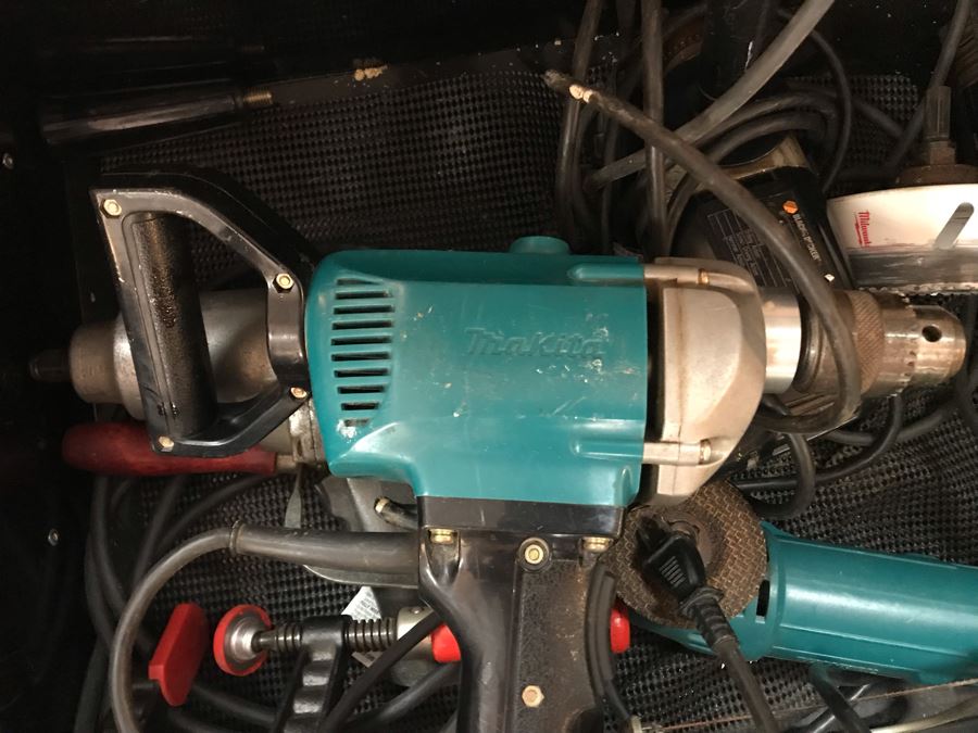 Hammerhead Stainless Steel Rolling Tool Chest With Ball Bearing Slides And Tools Including Power Tools - Tool Chest Retailed For $3,500 - See Photos For Tools [Photo 66]