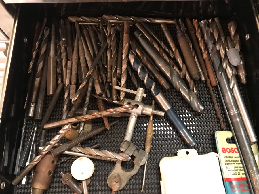 Hammerhead Stainless Steel Rolling Tool Chest With Ball Bearing Slides And Tools Including Power Tools - Tool Chest Retailed For $3,500 - See Photos For Tools [Photo 45]