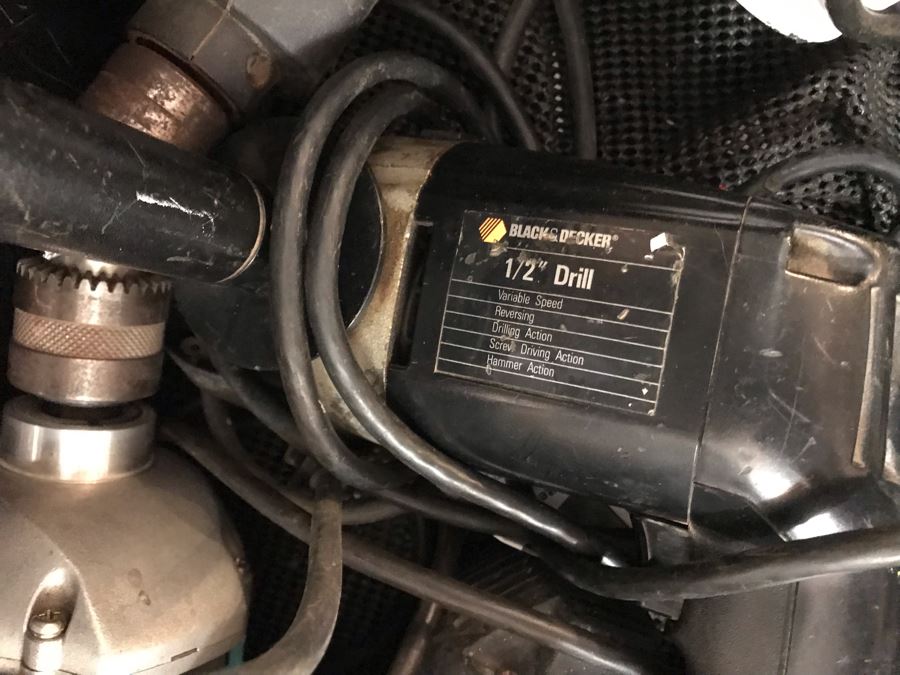 Hammerhead Stainless Steel Rolling Tool Chest With Ball Bearing Slides And Tools Including Power Tools - Tool Chest Retailed For $3,500 - See Photos For Tools [Photo 75]