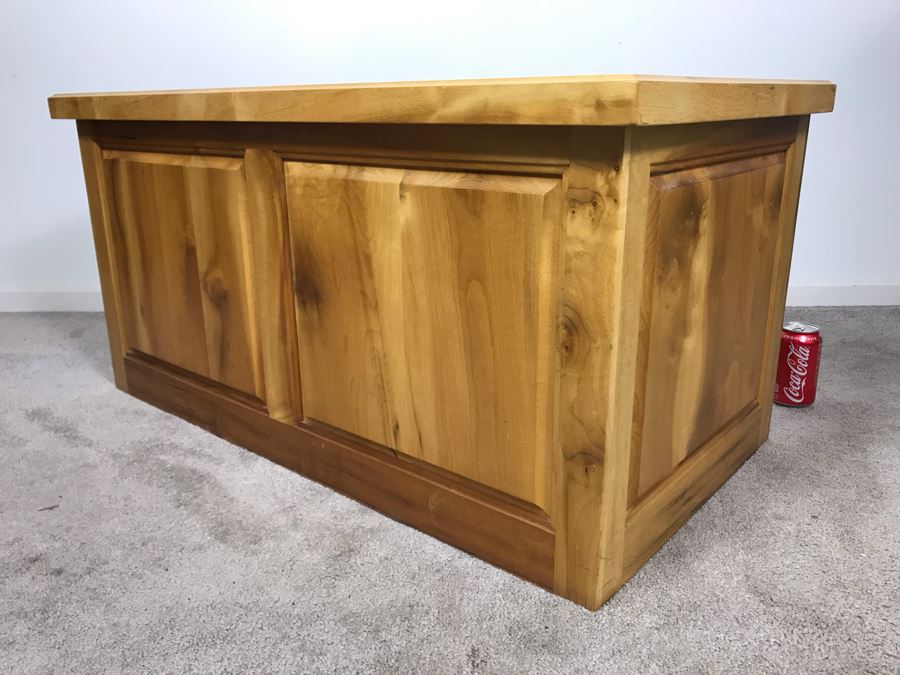 Custom Solid Heavy Wooden Trunk 38W X 19.5D X 19H [Photo 10]