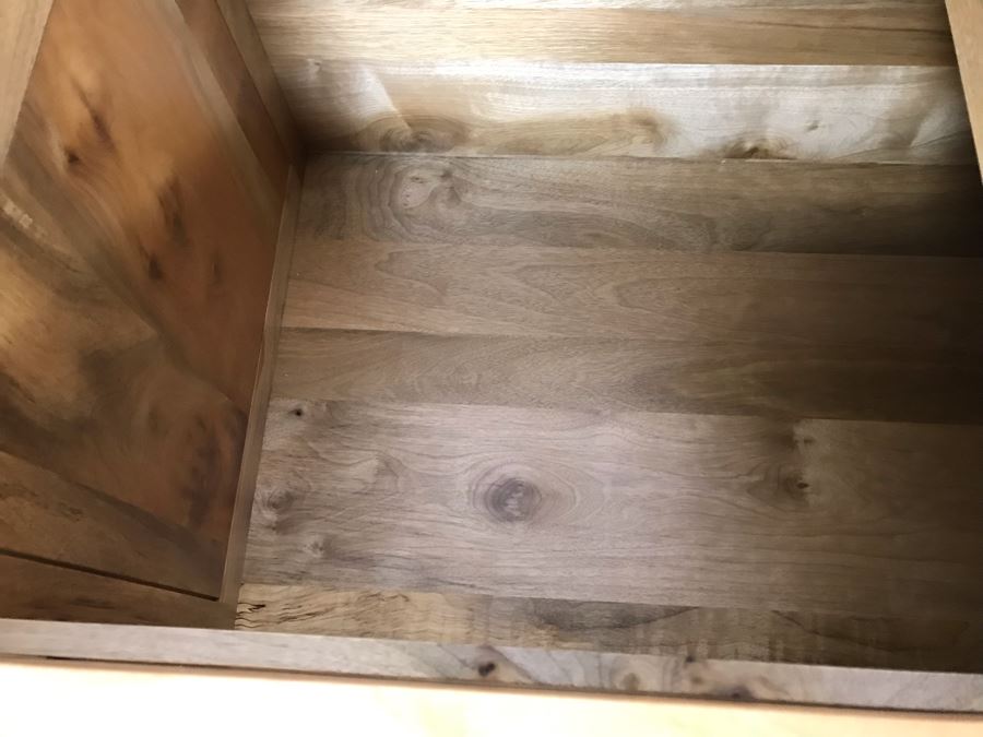 Custom Solid Heavy Wooden Trunk 38W X 19.5D X 19H [Photo 9]