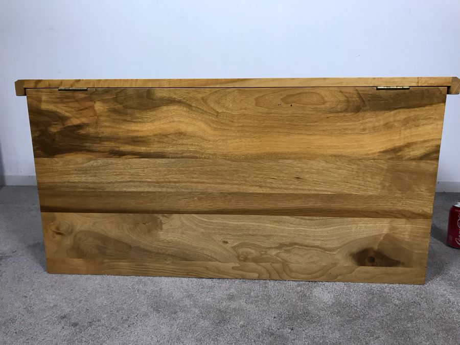 Custom Solid Heavy Wooden Trunk 38W X 19.5D X 19H [Photo 12]