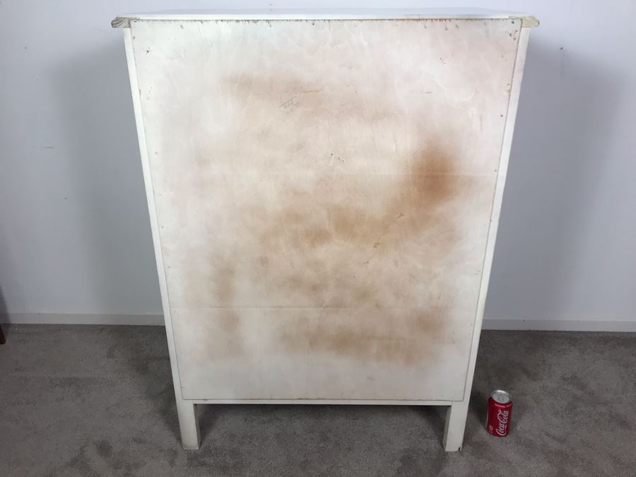 Vintage French Provincial 5-Drawer Chest Of Drawers Dresser 32W X 18D X 44H [Photo 10]