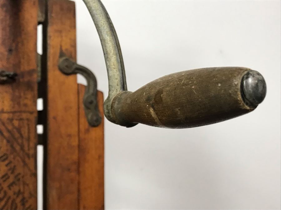 Antique American Wringer Co Folding Bench Wringer 1895 Patent Date Model No B 151 New York 48H X 27D [Photo 10]