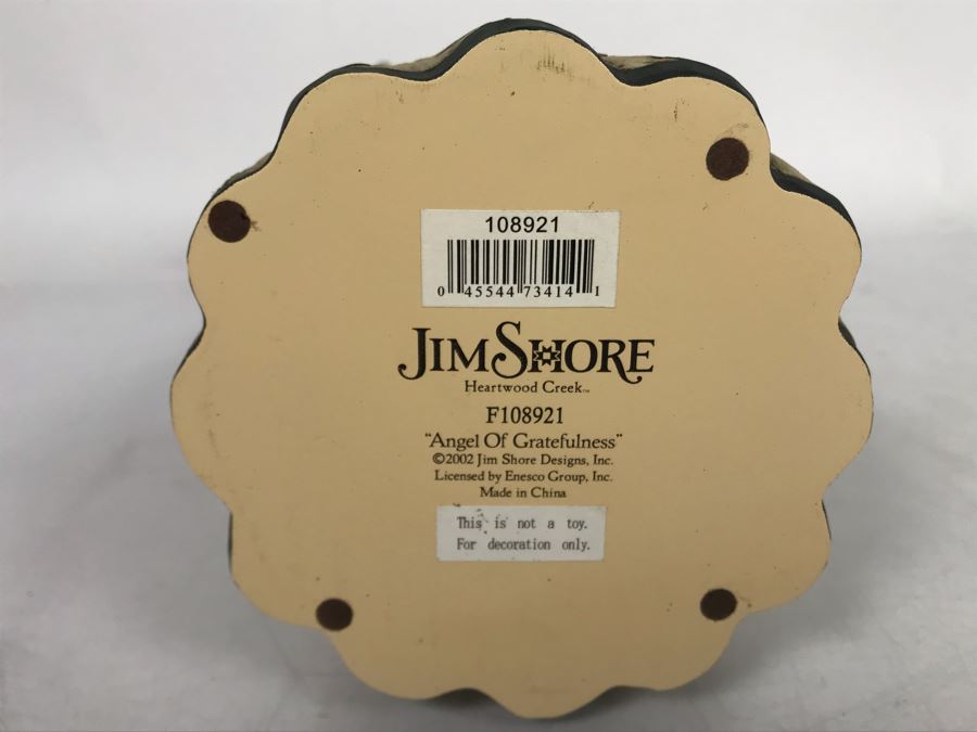 Jim Shore Heartwood Creek Angel Of Gratefulness Figurine Decoration 10H [Photo 7]