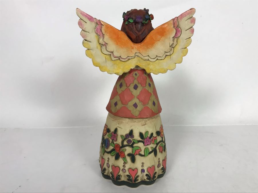 Jim Shore Heartwood Creek Angel Of Gratefulness Figurine Decoration 10H [Photo 6]