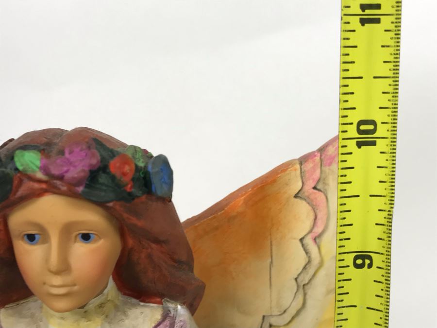 Jim Shore Heartwood Creek Angel Of Gratefulness Figurine Decoration 10H [Photo 9]