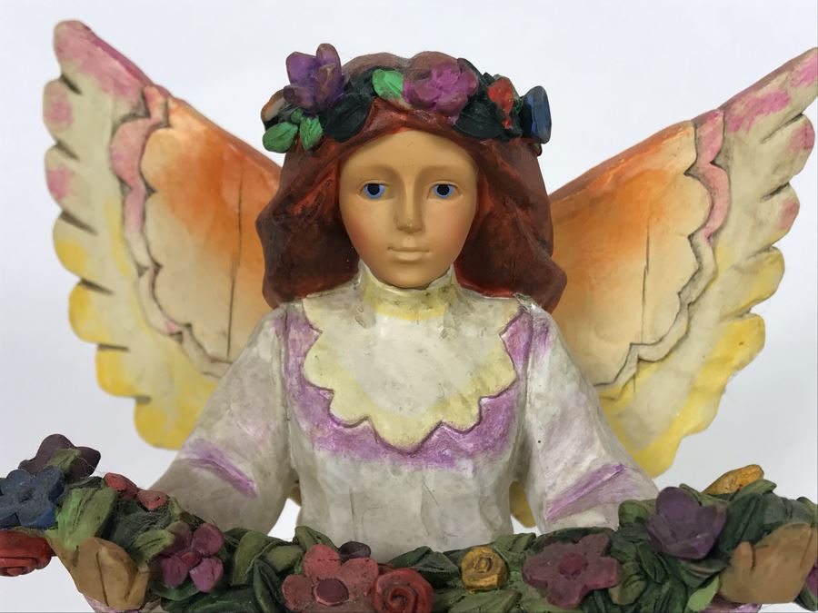 Jim Shore Heartwood Creek Angel Of Gratefulness Figurine Decoration 10H [Photo 3]