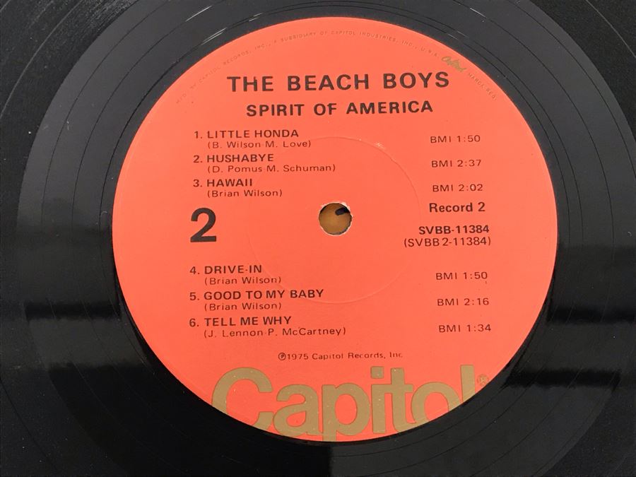 The Beach Boys Spirit Of America Gatefold 2-Album Vinyl Record [Photo 10]