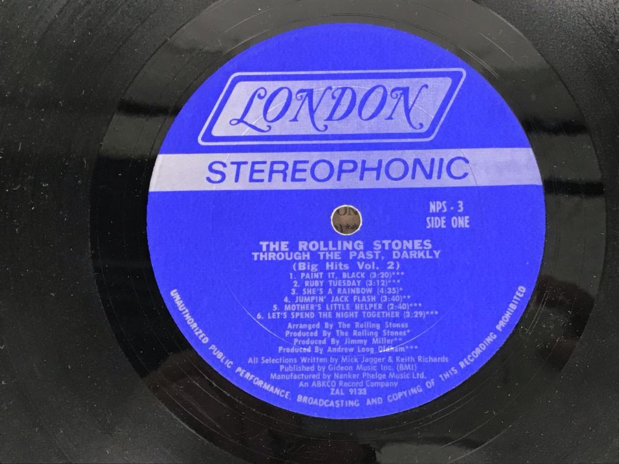 Rolling Stones Through The Past, Darkly Big Hits Vol. 2 Vinyl Records (2 Records) [Photo 9]