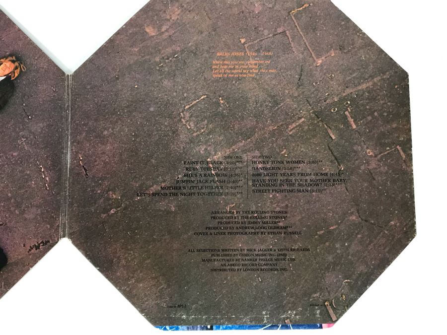 Rolling Stones Through The Past, Darkly Big Hits Vol. 2 Vinyl Records (2 Records) [Photo 6]