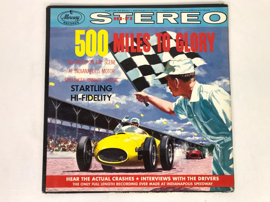 500 Miles To Glory Indianapolis Motor Speedway Annual Classic Vinyl Record