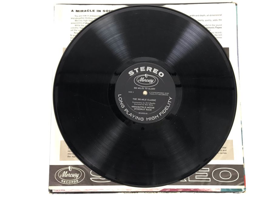 500 Miles To Glory Indianapolis Motor Speedway Annual Classic Vinyl Record [Photo 5]