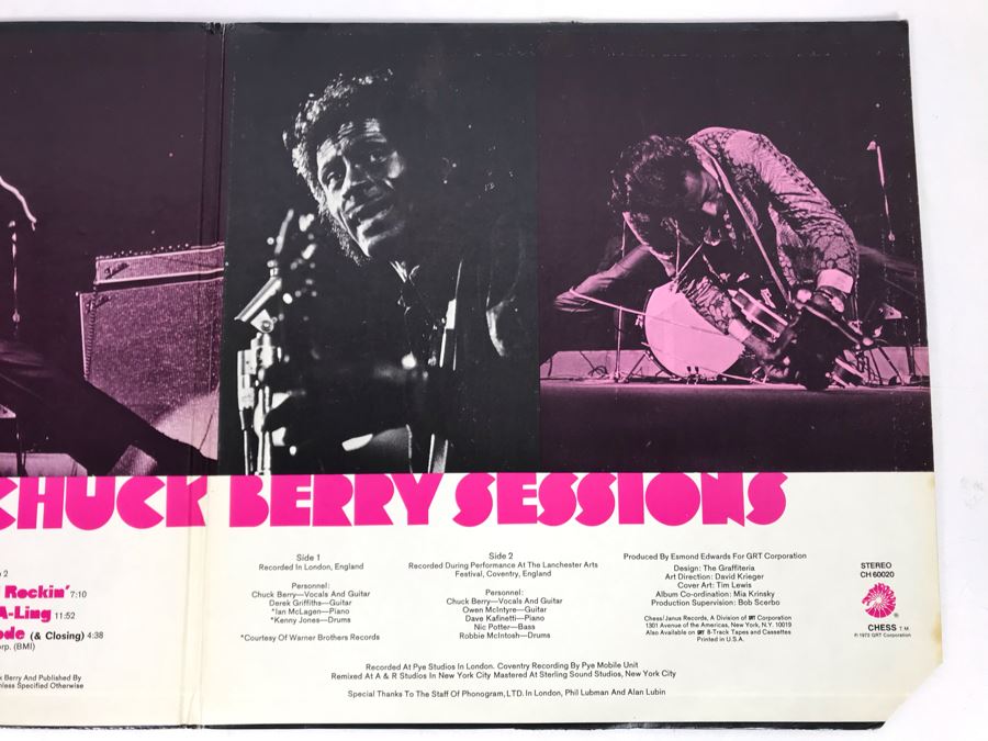 The London Chuck Berry Sessions Vinyl Records 2 Records [Photo 6]