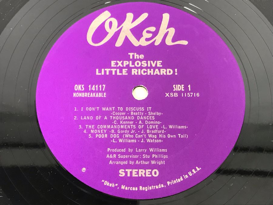 Little Richard Vinyl Record Collection - 5 Records [Photo 15]