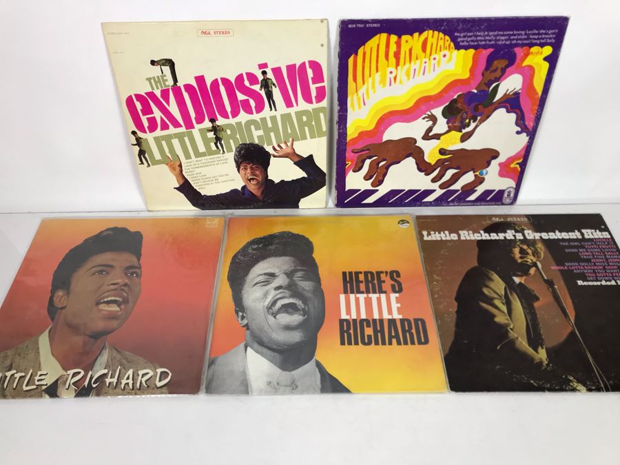 Little Richard Vinyl Record Collection - 5 Records
