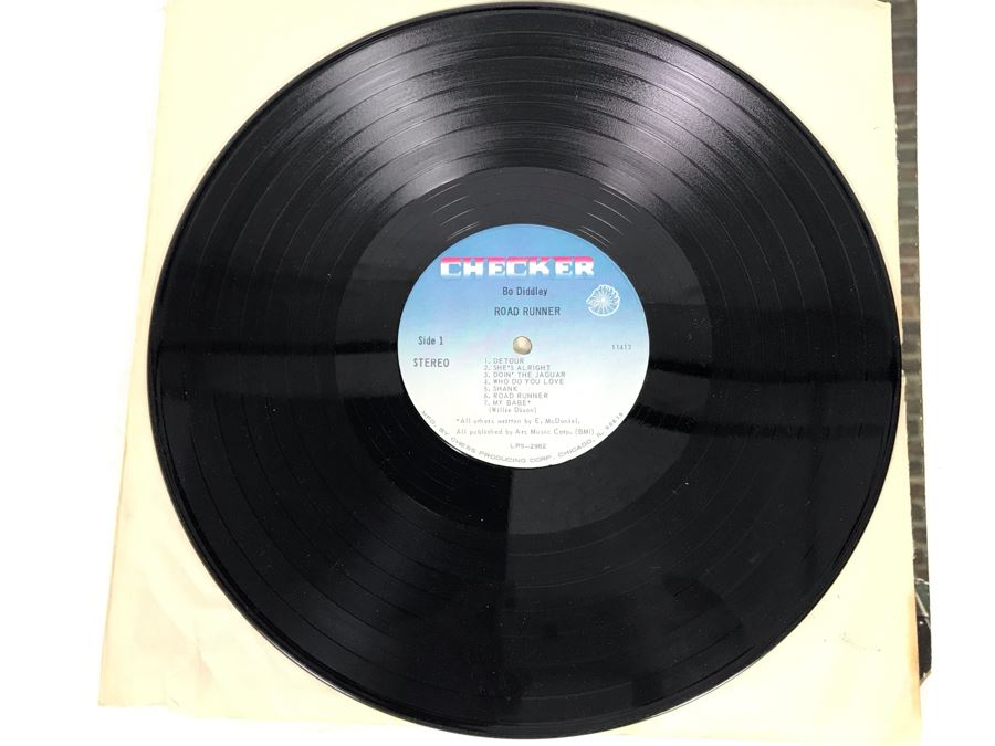 Rare Bo Diddley Road Runner Vinyl Record Checker Records 1968 [Photo 3]